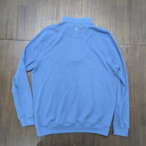 Tailorbyrd | Men's Large Blue Quarter-Zip Sweater - Picture 3 of 5